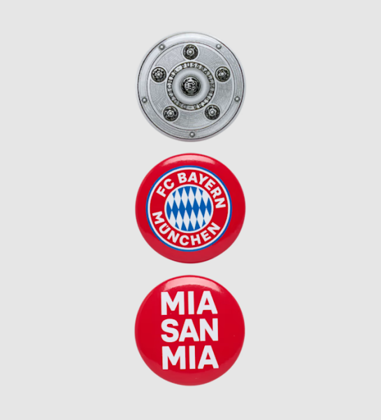 FC Bayern München - Button 3er-Set
